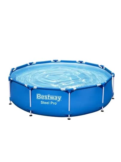 Бассейн каркасный Bestway Steel Pro 1200 - 7140 л — PROPOOL-HRKARKA-ЛАЗУР-56406BW