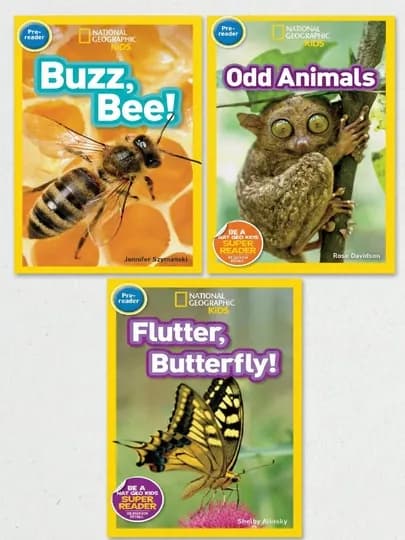 National Geographic Kids: Набор 30шт, 3шт или 1шт по выбору — USATOYS-PREREADER-МАРСАЛ