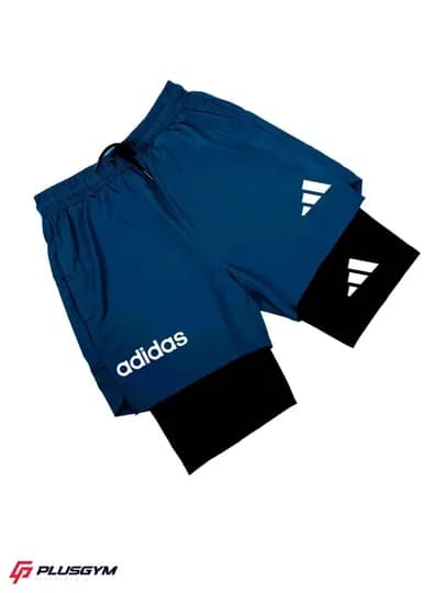 Шорты на шнуровке, для спорта, для спортзала — SPORTPL-LSADIDAS-ТЕМНБИР-L