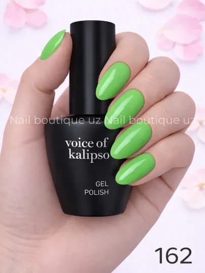Voice of Calipso Gel Polish —профессиональный гель-лак с глубоким цветом и стойким блеском — UZNAIL-КАЛИПСО2-ЗЕЛЕН