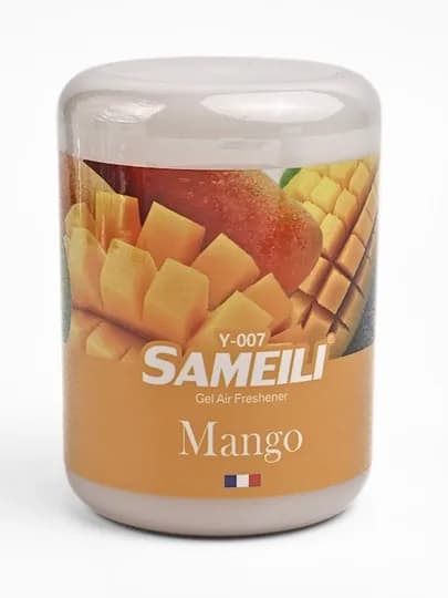 Гелевый авто ароматизатор Sameili: Ваниль, Жвачка, Ананас, Вишня, Персик, Манго, Океан — ZUFARMA-SAMEILI1-МАНГО