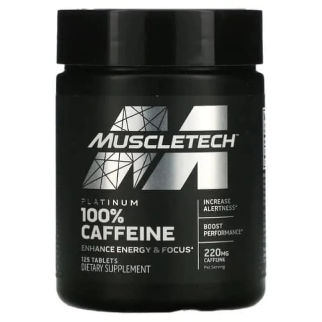 Кофеин MUSCLETECH, 125 таблеток