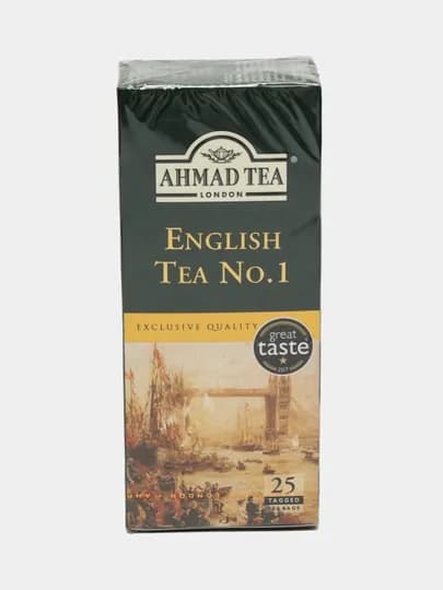 Чай Ahmad Tea Черный Пакетик 'Английский №1' 25х2гр (599)