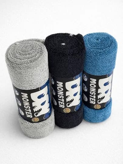 Полотенце из микрофибры DRY MONSTER, 55 × 75 см — супервпитывающее для сушки авто, 600%