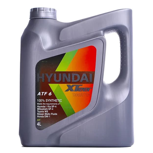 Трансмиссионное масло Hyundai XTeer ATF 6 4 л
