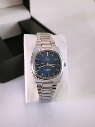 Мужские часы OMEGA классический вид, в подарочной коробке