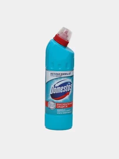 Универсальное чистящее средство Domestos, для туалетов и ванн, 500/750/1250 мл — AROMAS-ДОМЕСТС-СИНИЙ-ДОМ1250