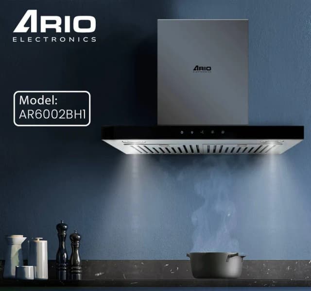 Вытяжка ARIO 6002BH1, Серый