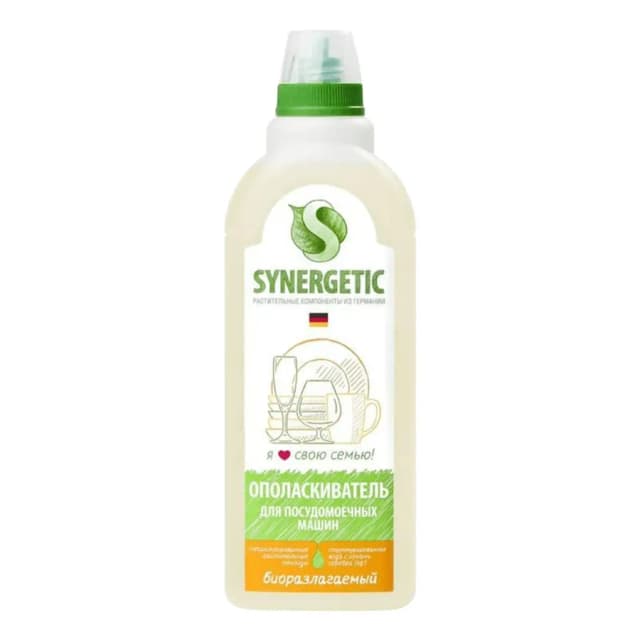 Ополаскиватель для посудомоечных машин Synergetic 750 мл 102750
