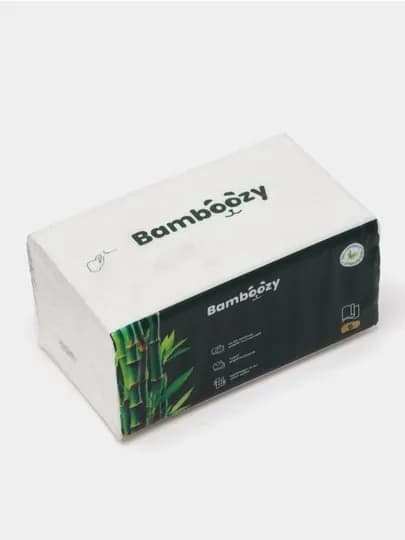Экологичные бамбуковые салфетки Bamboozy, 6-слойные