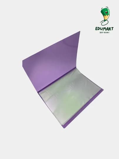 Файловые папки, гелиевые, 10, 20, 30, 40, 60, 80, 100 — EDUMART-EXFAYL-ФИОЛЕТ-FAYL100