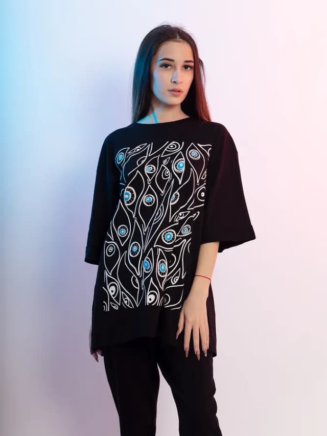 Футболка с глазами 33034