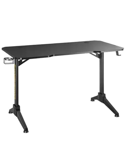 Игровой стол LUMI GMD03-2 с RGB подсветкой, эргономичный геймерский стол 120×60