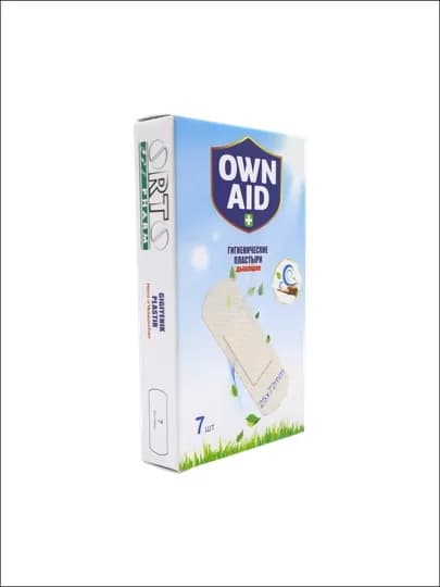 Гигиенические пластыри OWN AID, 25*72 мм, 7 шт