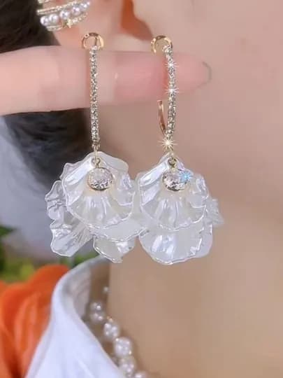 Модные серебряные серьги для женщин и девушек — ZARINA3-ZIRAK-ЗЕЛХАКИ-YSL