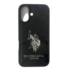 Santa Barbara Polo iPhone 16 uchun qora g'ilofi