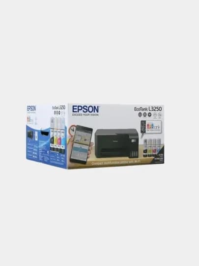 Принтер МФУ Epson L3250, А4, цветной, 3 в 1 wifi — PIXELAI-EPL3251