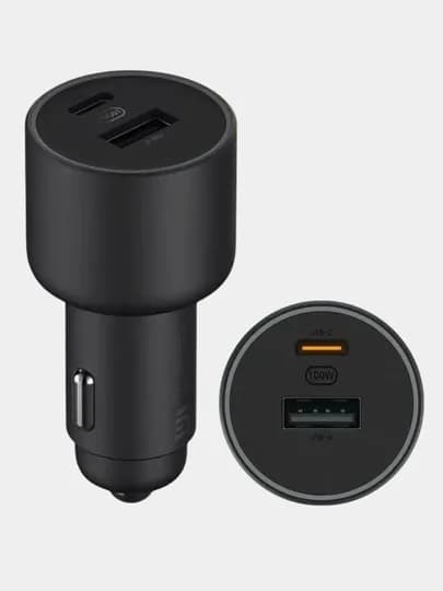 Автомобильное зарядное устройство Xiaomi с USB-C и USB-A портами для быстрой зарядки