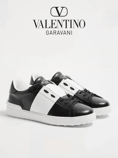 Мужские и женские кожаные кроссовки Valentino Garavani на каждый день