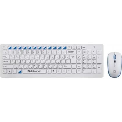 Defender Skyline 895 Nano White USB klaviaturasi va sichqonchasi