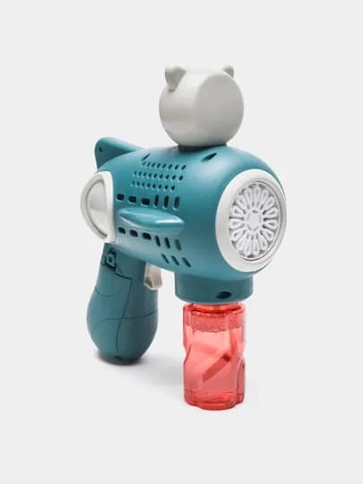 Генератор мыльных пузырей детский, на батарейках BUBBLE GUN — UNSHOPU-KOPIK-ТЕМНСИН