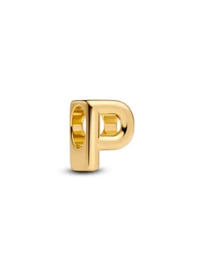 Шарм Pandora персонализированный, с покрытием из 14-каратного золота 763962C00