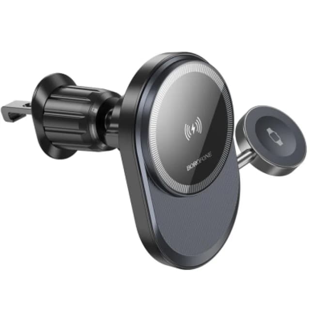 Borofone BH219 qora avtomobil uchun smartfon tutqichi