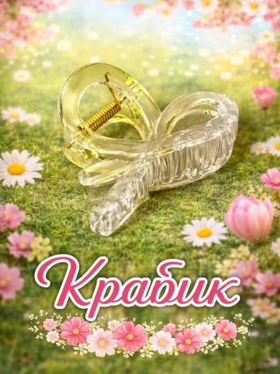 Заколка для волос, зажим-крабик для девочек, заколка неломающаяся, прочная и надежная — MEHIRLI-SINMAYDIGANKRABIK-БЕЖМЕЛ
