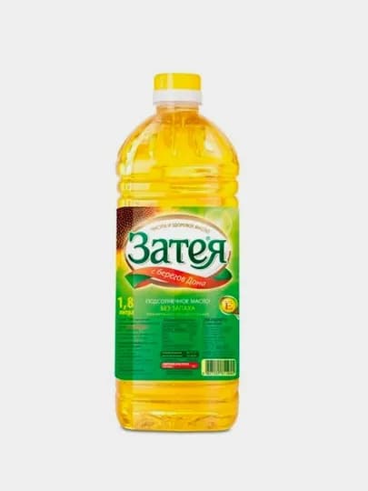 Масло подсолнечное Затея, 1.8 л