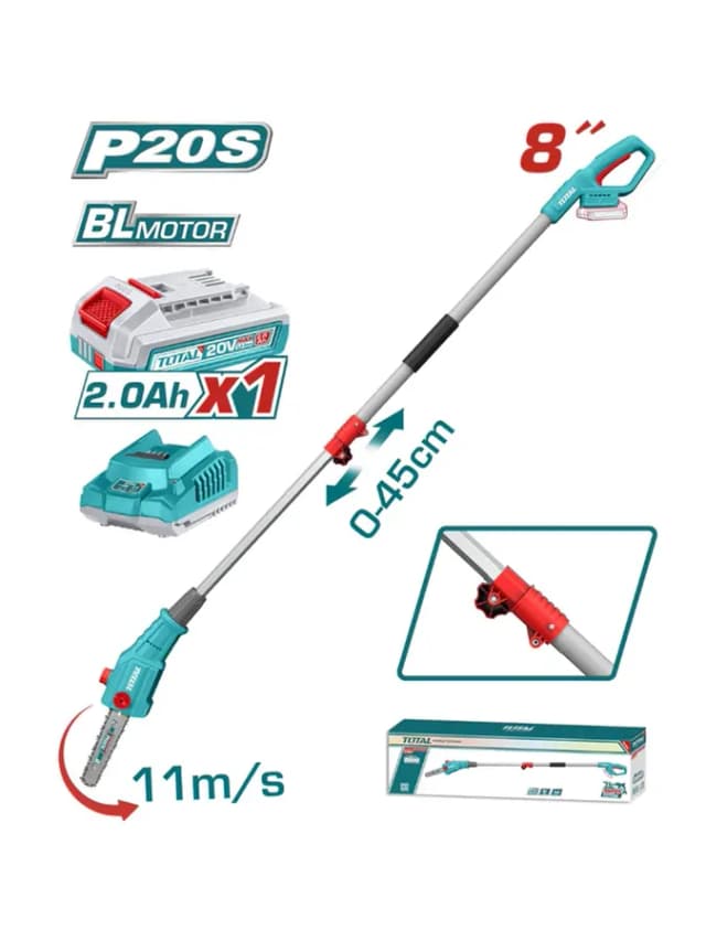 Газонокосилка (Высоторез) TOTAL TPSLI20281 20V 2.0Ah KIT