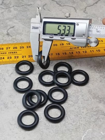 Кольцо уплотнительное резиновое, толщина 5,33 мм, сальник, прокладка, Kastas O-ring NBR