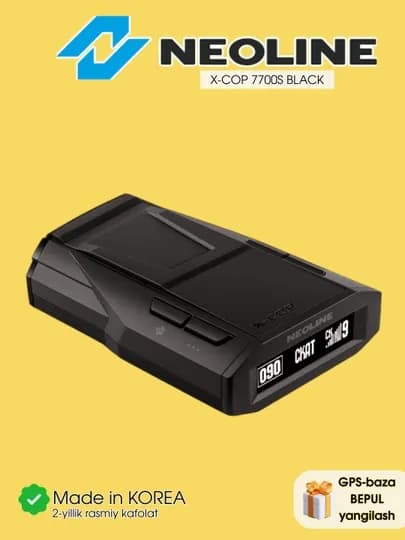 Антирадар, Neoline X-COP 7700s Black 2026 радар детектор — ELK2-7700S