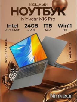 Ноутбук N16 Pro Intel Core Ultra 5 125H 24Гб
