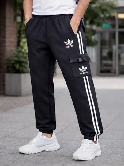 Мужские спортивные штаны, трико, весенняя трико, брюки — FORMAN7-TRIKO4ADIDAS-ХРОМ-XXXL