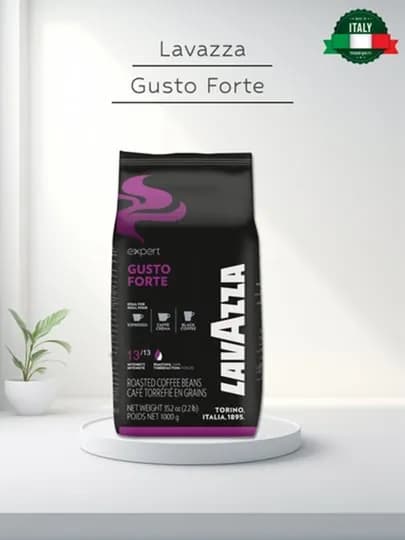 Кофе жареный в зернах Lavazza Gusto Forte, 1 кг