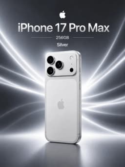 Смартфон Apple iPhone 17 Pro Max 256 ГБ (nanoSim+eSim), Silver