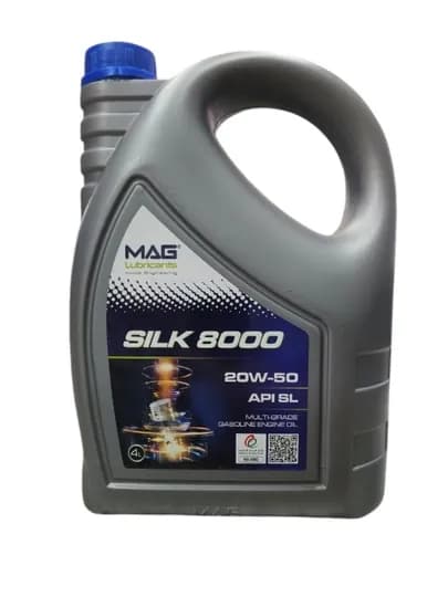 Моторное масло MAG Lubricants SILK 8000 20W-50, 4 л