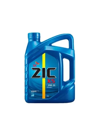 Моторное масло полусинтетика Zic X5 LPG 10W40 / 5W40 / 20W50 — UHUD033-ZICX5-4L104LP