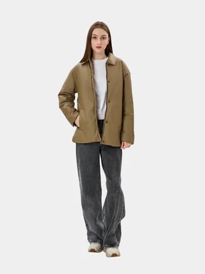 TERRA PRO Женская куртка короткая длина AW23WYN-24034 — TERRA-24034-КАРМЛН-M