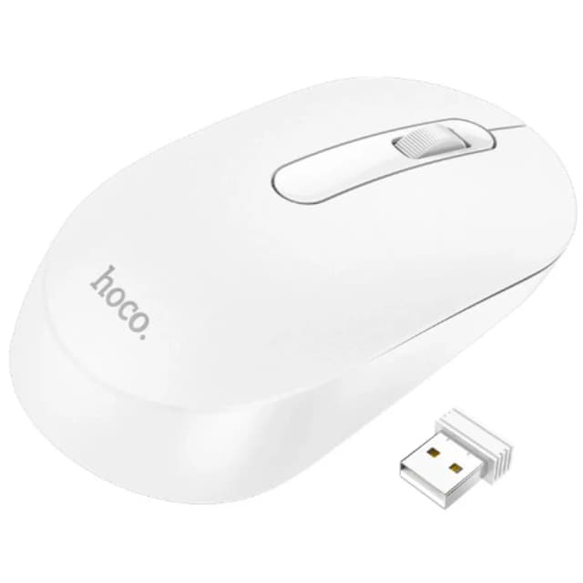 Hoco GM14 Platinum White simsiz sichqonchasi