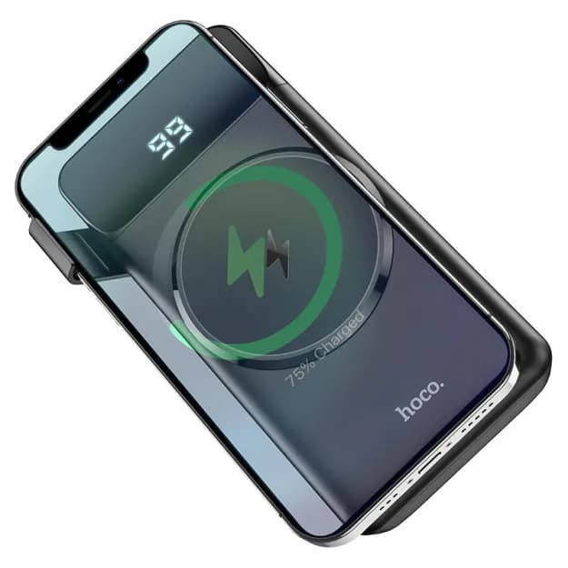 Внешние аккумулятор с беспроводной зарядкой Hoco J76 10000mAh 40770