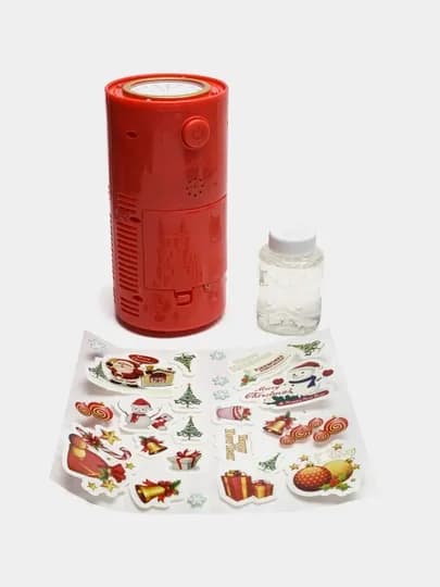 Генератор мыльных пузырей детский, на батарейках BUBBLE GUN — UNSHOPU-KOPIK-РЫЖИЙ