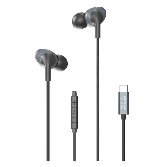 Lenyes LF106 Type-C quloqchinlari Black