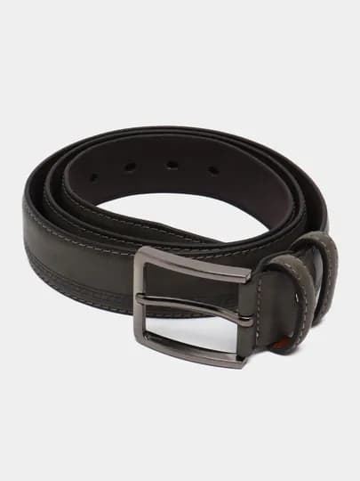 Мужской ремень, LION BELT — ALON-0041-ХРОМ