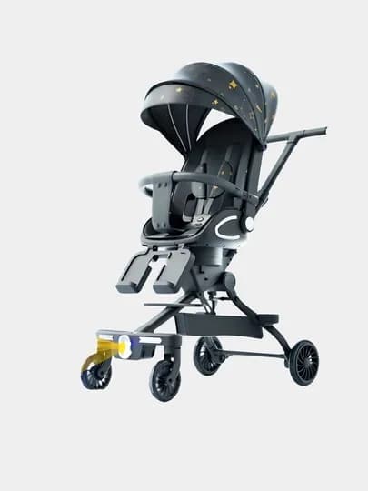 Детская коляска M2, с подсветкой и музыкой, вращающаяся на 360, для путешествий