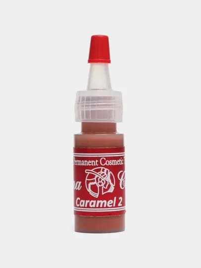 Пигмент для перманентного макияжа бровей Perma Color, Caramel 2 — ТАТУАЖ-CRML2-ML85
