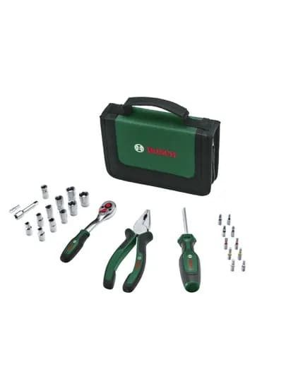 Портативный набор ручных инструментов Bosch (26 предметов) (1600A02BY2) — BOSCH-0A02BY2