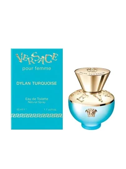 Versace Dylan Turquoise EDT 100ml для женщин, цитрусово-фруктово-цветочно-древесный аромат — AROMAZI-VERSACEDYLANTURQUOISE