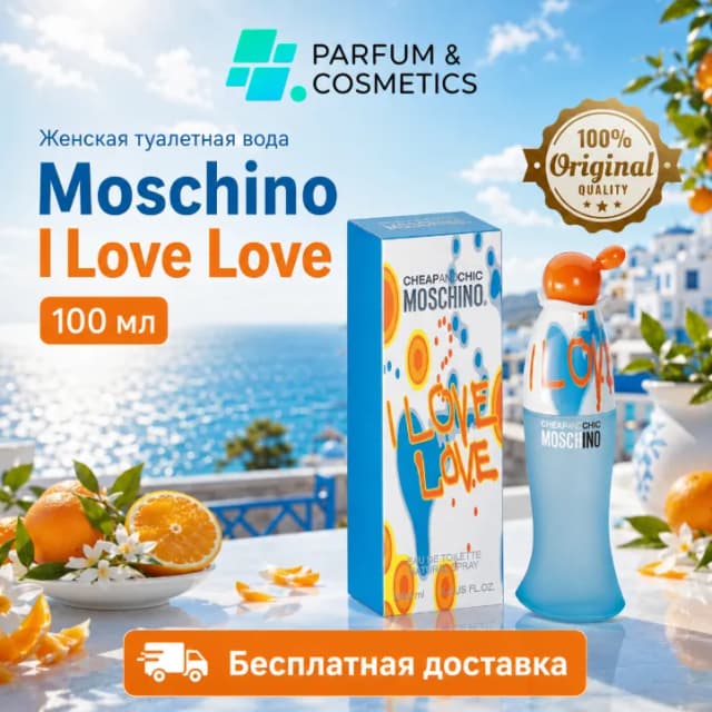 Женская туалетная вода Moschino I Love Love, 100 мл
