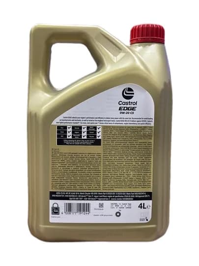 Моторное масло Castrol EDGE 0w-20 4L , Сделано в Европе — AAAPART-CASTROL020